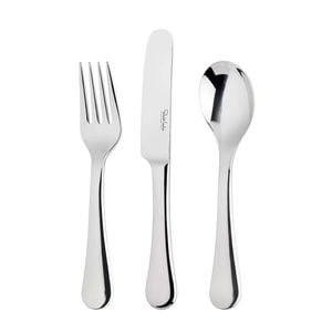 3pc Robert Welch Polished stainless Steel Radford children's Cutlery Set