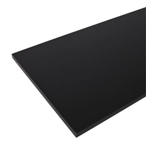 Practa 2000 x 600 x 25mm Black Laminate Benchtop