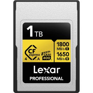 Lexar Professional Gold Series Cfexpress 4.0 Type A Card - 1tb