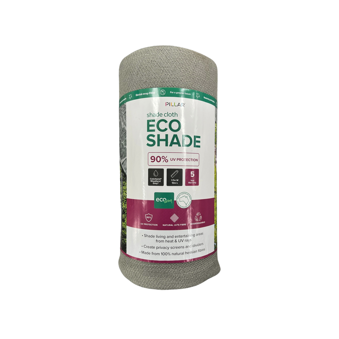 Pillar 1.7 x 10m Woodland Grey 90% Eco Shade