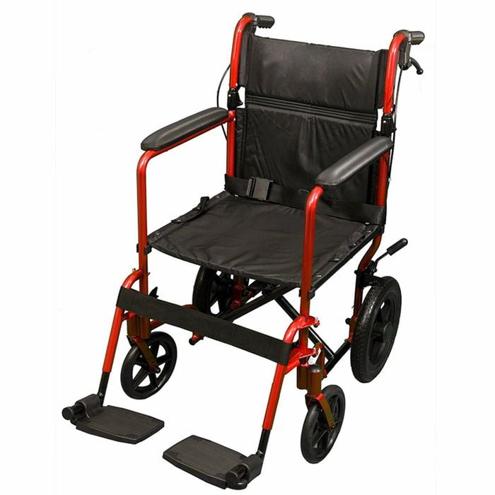 Safety and Mobility Lightweight Aluminium Economy Transit Wheelchair