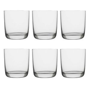 6pc Ecology 370ml Classic Crystalline Glass Tumbler Drinking Set - Clear