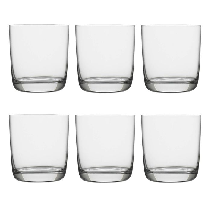 6pc Ecology 370ml Classic Crystalline Glass Tumbler Drinking Set - Clear