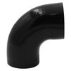 GASO 90 Degree Standard Elbow 4" (102mm) Silicone Hose Black