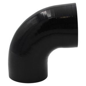 GASO 90 Degree Standard Elbow 4" (102mm) Silicone Hose Black