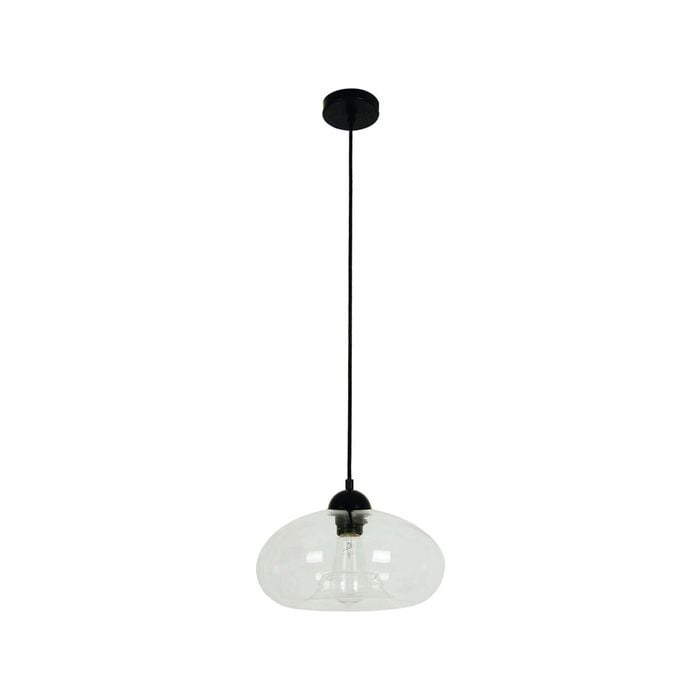 CLA Lighting MASON Oval Glass Pendant Light - Clear