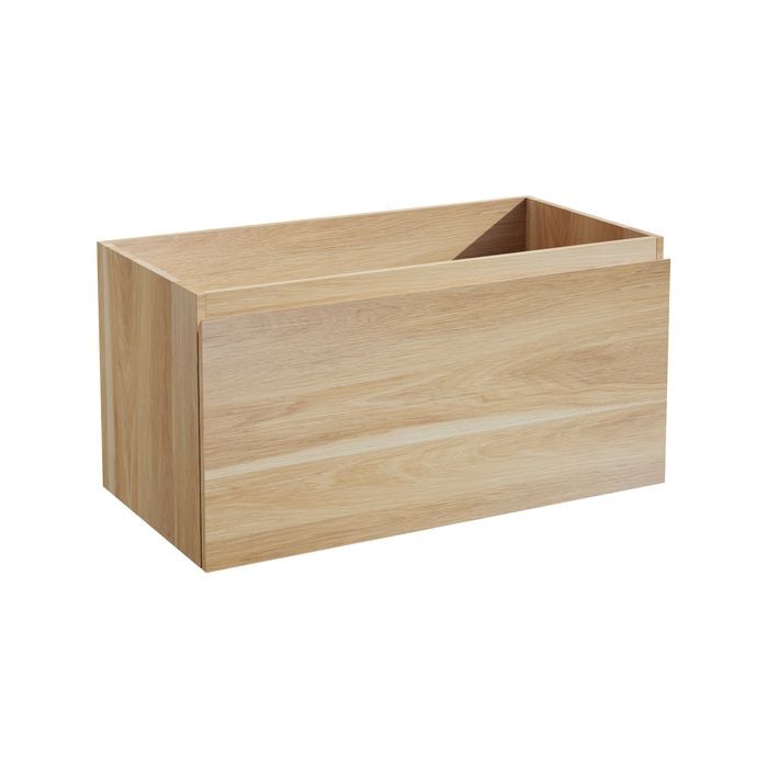 Stein 750mm Light Oak Select Wall Hung Single Drawer Vanity - Cabinet Only