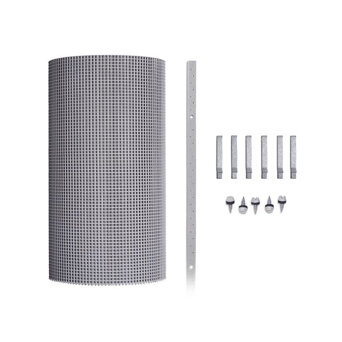 Blue Mountain Gutter Mesh 5.4mm Steel x 10m Tile Roof Kit