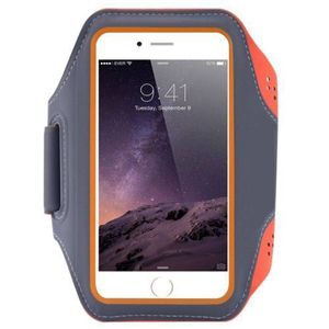 iWill Sports Armband Phone Holder for Apple iPhone 15 16 Plus 17 18 Pro Max 16e 17e Air Duo Running Arm Band - Orange