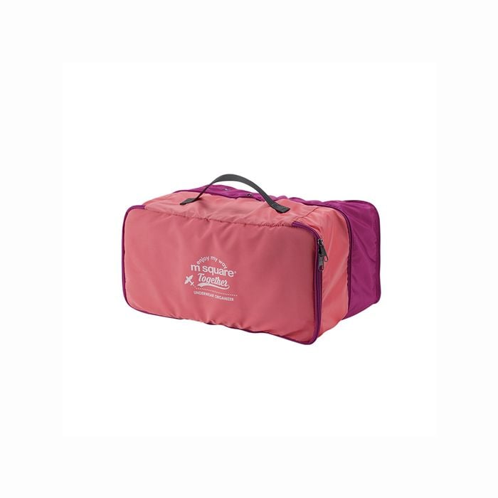 M Square Travelgear Double Layer Underwear Storage Bag Pink