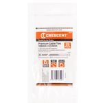 Crescent 100 x 2.5mm White Cable Ties - 25 Pack