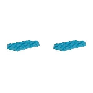 2PK Winex Silicone Diamond Ice Cube Moulder Tray - Sky Blue