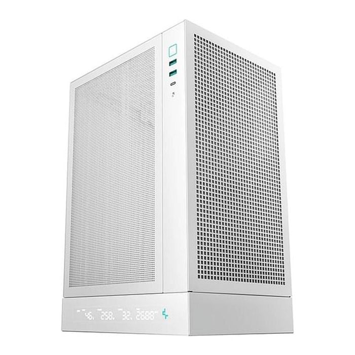 Deepcool Ch170 Digital White Mini-itx Case [r-ch170-whnpi0d-g-1]