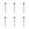 6pk Malli Aluminium/plastic Knitting Needles Yarn Crafting Tool 2.5mmx35cm Grey