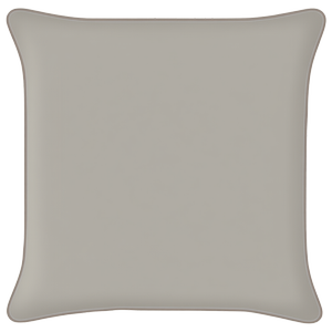 Mojo 45cm Solid Grey Cushion Cover With Pipe