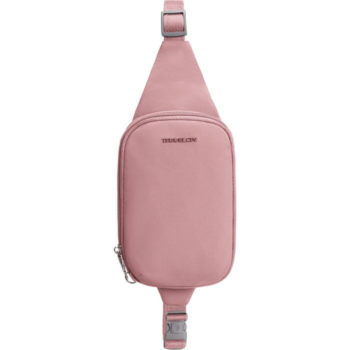 Travelon Roam Anti-Theft Compact Sling Bag in Desert Pink