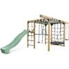 Lifespan Kids Orangutan Monkey Bars Jungle Gym Climbing Frame with 2.2m Pastel Green Slide