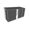 Build-a-Shed 1.5 x 3.7 x 2m Single Sliding Side Door Skillion Shed - Grey