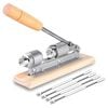 Catzon Heavy Duty Nutcracker with Wood Base & 4 Picks