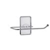 Naleon Chrome Adhesive Works Wire Toilet Roll Holder