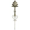LVD Metal Pot Spike Xmas Tree Home/Garden Christmas Decoration 56cm Gold