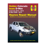 Holden Colorado RG 2012-2019/Isuzu D-Max 2008-2019 Repair Manual