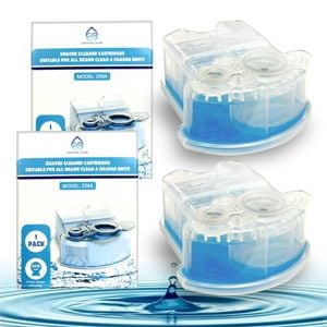 Crystal Pure Cartridge Refills for Braun Clean & Renew fit SmartCare Cleaning Centers 2-Pack