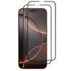 2 Pack MEZON iPhone 16 Pro Max (6.9") Full Cover Tempered Glass Screen Protectors