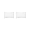 2PK Bambury Home Living Decorative Std Chateau Pillowcase White Woven