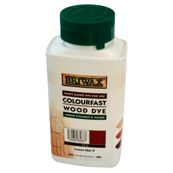 Briwax 250ml Spirit Based Red Timber Dye