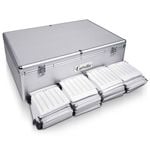 Embellir CD DVD Case Cases Wallet Storage Box Aluminium Holder Folder 1000 Discs