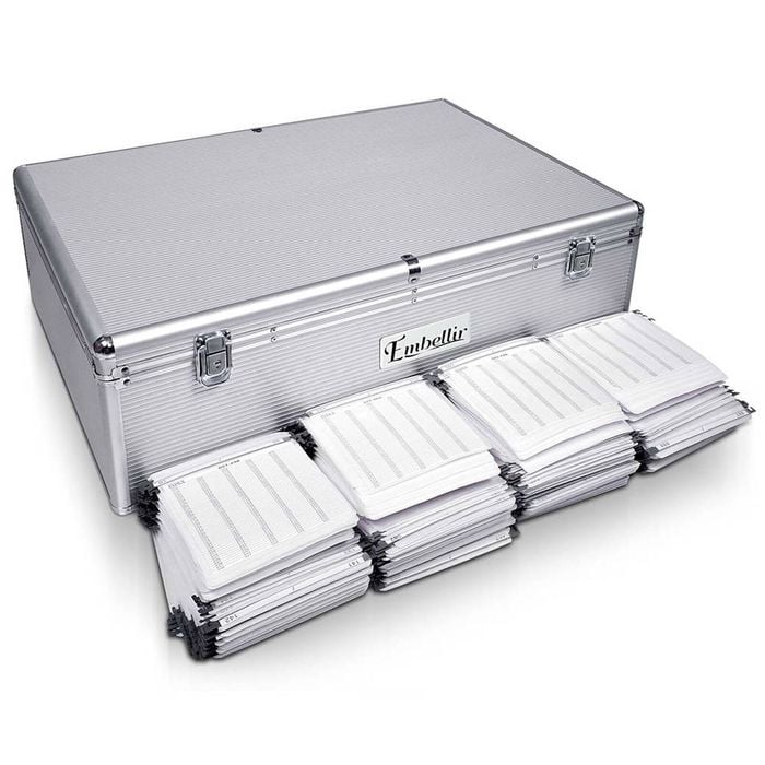 Embellir CD DVD Case Cases Wallet Storage Box Aluminium Holder Folder 1000 Discs