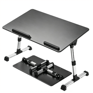 Catzon Lap Desk Foldable Adjustable Heights & Angles-black