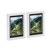 Nicola Spring Photo Frames with 4" x 6" Mount - 5" x 7" - White - Pack of 2
