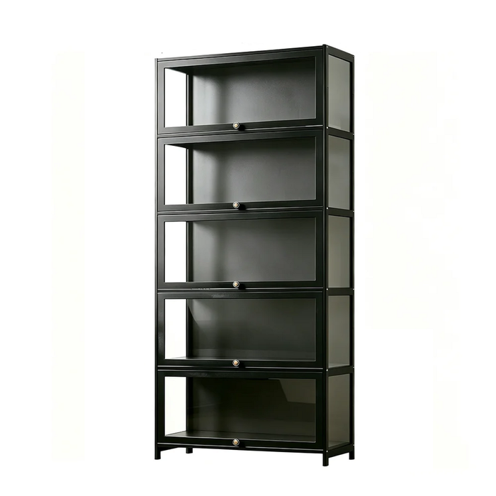 Alston 5-Tier Display Cabinet Freestanding Storage Organizer Bookshelf