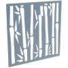 ProtectorAl 300-1200 x 300-1200mm Deep Ocean Bamboo Unframed Solid Aluminium Decorative Panel 