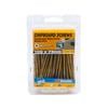 Zenith 10G x 75mm Countersunk Rib Head Chipboard Screws - 50 Pack