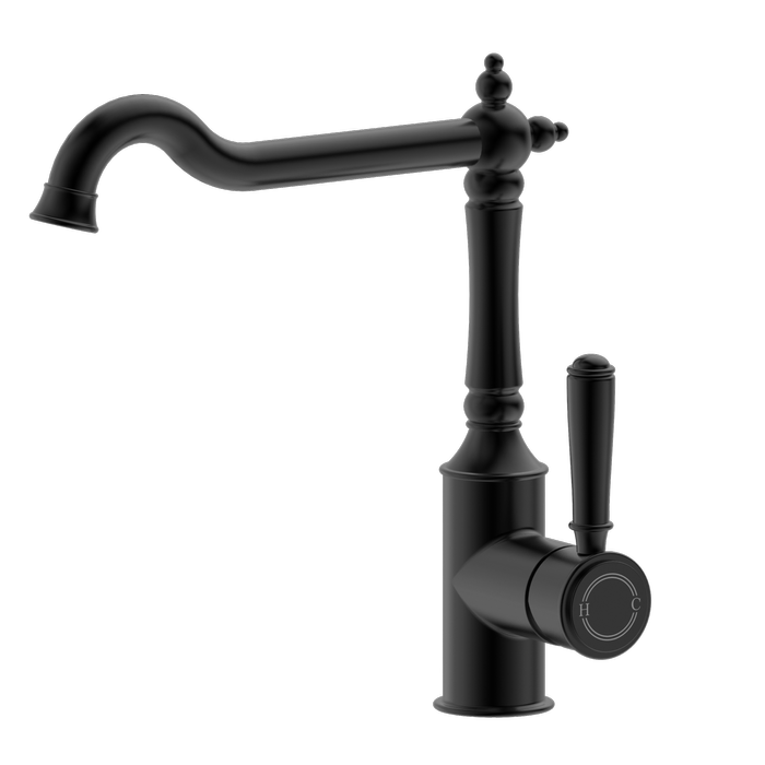 Mondella Matte Black Maestro Classic Kitchen Sink Mixer