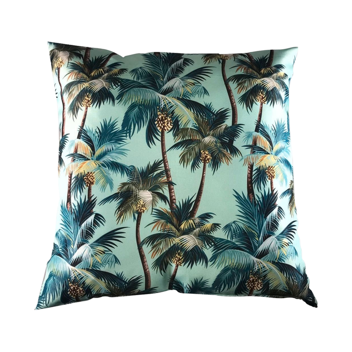 Mojo 60cm Blue L.A. Palm Cushion Cover