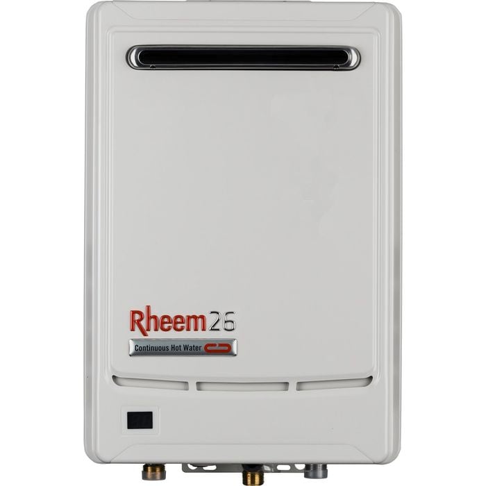 Rheem 26L LPG Gas Continuous Flow Water Heater External