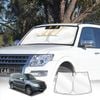 Windshield Sun Shade for Mitsubishi Pajero 2006-2022 Blocks UV Rays Visor Protector Sunshade