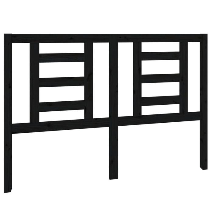 vidaXL Bed Headboard Bedroom Furniture Bed Header Black 141 cm