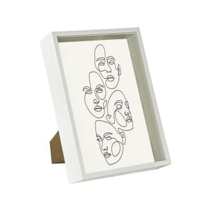 Nicola Spring 3D Deep Box Photo Frame - A4 (8 x 12")