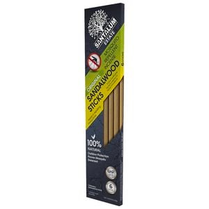 Santalum Large Sandlewood Incense Sticks - 6 Pack