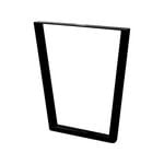 RapidHome 70 x 73.2 x 6cm Black Santos Steel Tube Table Furniture Leg