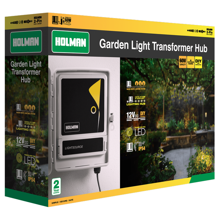 Holman Warm White Garden Light Transformer Hub