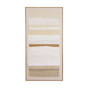 1825 Interiors Taupe Lines II Oil On Canvas Hand-Painted Painting Art 120x60cm