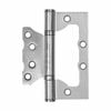 Pinnacle 100mm Satin Chrome Fixed Pin Hirline Hinge - 2 Pack