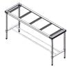 Modular Systems S/s Legs With Double Centre Brace - 600mm Deep 1200-6-wb-s
