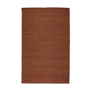 Colorscope knots contemporary indoor rug handspun textured rust 276x365cm